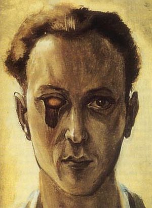 Self-portrait with a Plucked Eye, 1931