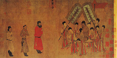唐代阎立本《步辇图》