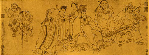 唐 吴道子《送子天王图》