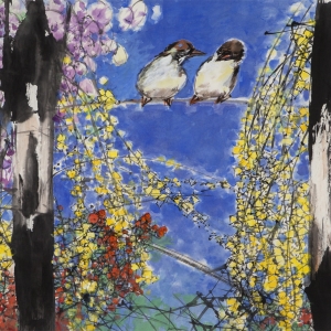  明媚春光-136X68CM-2015年
