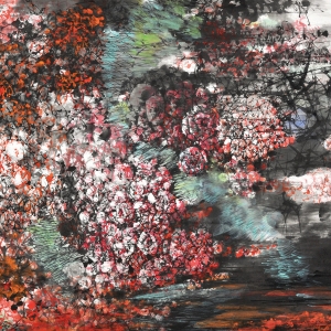  花繁锦簇-97X165CM-2014年