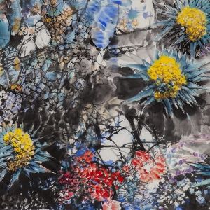 雨林翠色-136X68CM-2016年