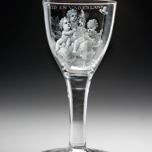Goblet Engraved with Inscription“VRYHEID EN VADERLAND”(means “freedom and country”) Goblet Engraved with Inscription“VRYHEID EN VADERLAND”(means “freedom and country”)