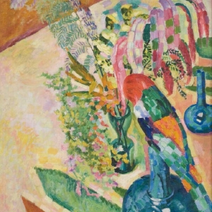 Still life painting: Parrot 