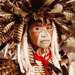 Feather Face, South Dakota, USA 