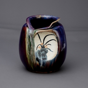 Orchid in the Valley (《空谷幽兰》) Jun(Chun) Glazed Wine Vessel with An Orchid Pattern Orchid in the Valley (《空谷幽兰》) Jun(Chun) Glazed Wine Vessel with An Orchid Pattern