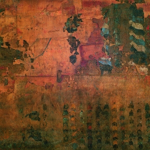 帛画《车马仪仗图》