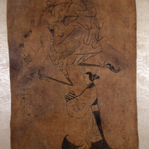 人物龙凤帛画