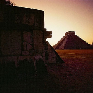 El Castillo is the Pyramid at Chichen Itza, Quintana Roo, Mexico 