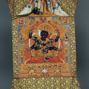 Embroidered Tangka of Guhyasamaja Tantra 