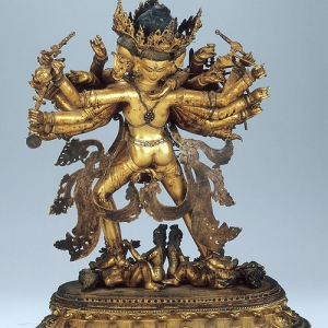 Gilt Bronze Statue of Kalachakra 