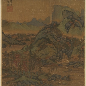 元 马婉 青山红杏图 页 元 马婉 青山红杏图 页