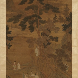 明 周臣 香山九老图轴 明 周臣 香山九老图轴