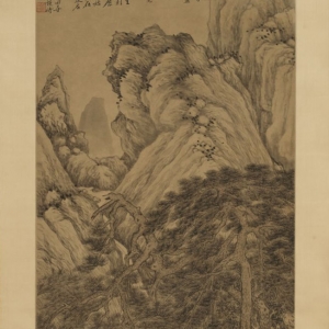 明 沈周 虎丘送客图轴 明 沈周 虎丘送客图轴